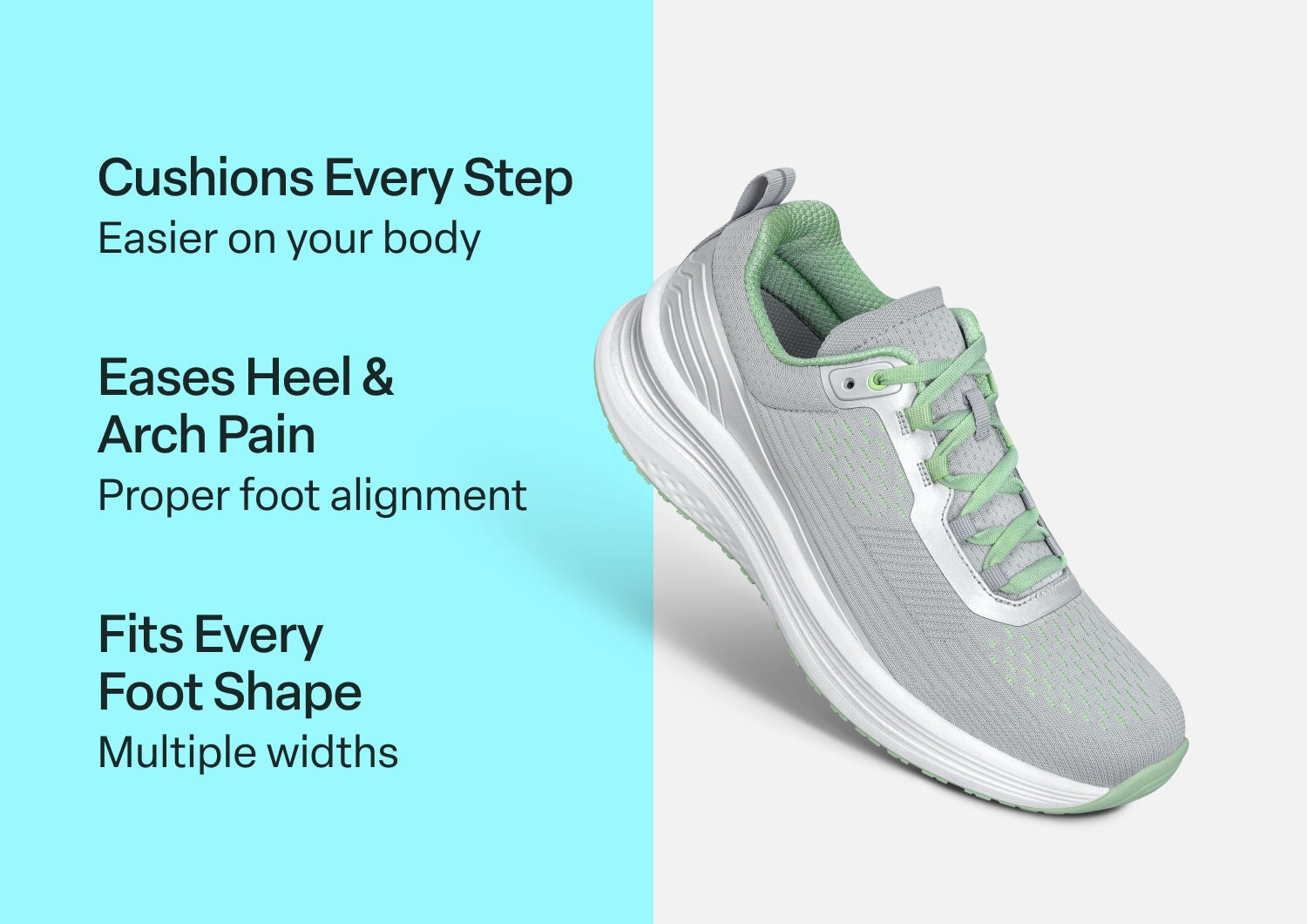 Relay - Gray/Silver/Mint